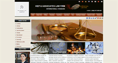 Desktop Screenshot of hieplawfirm.com
